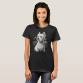 T-shirt Cute Westie Dog on West Highland White Terrier Lov (Devant entier)