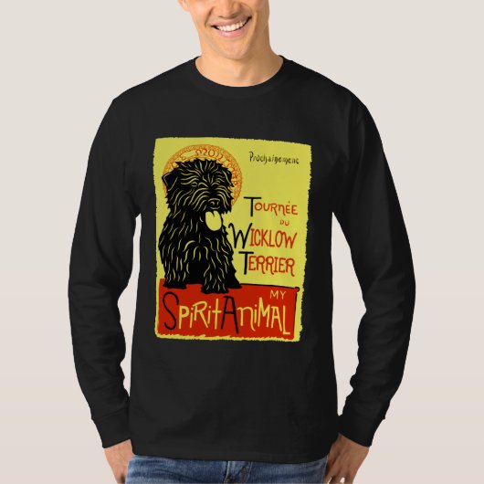 T-shirt Cute Wicklow Terrier Dog Glen of Imaal (Devant)