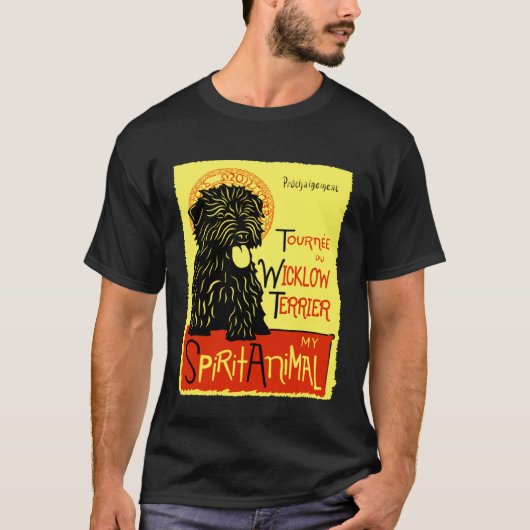 T-shirt Cute Wicklow Terrier Dog Glen of Imaal (Devant)