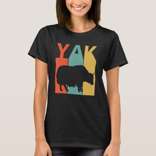 T-shirt Cute Yak Animal (Devant)