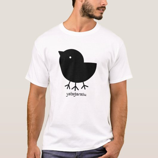 T-shirt Cute Yatagarasu(black) (Devant)