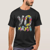 T-shirt Cute Yo Mama Retro Funny 1990S Throwback Hip hop P (Devant)