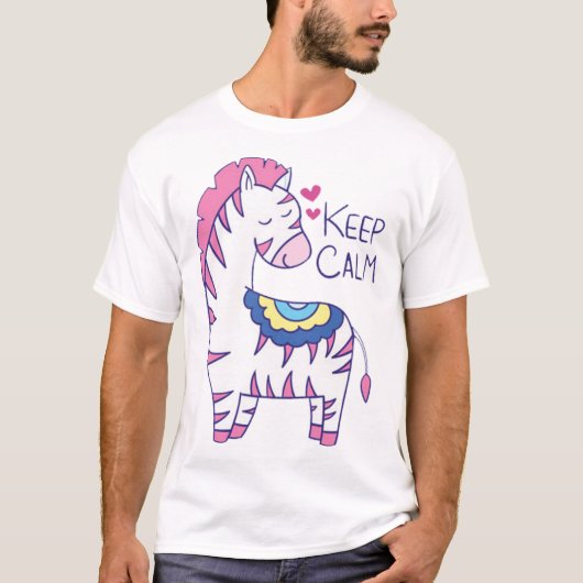 T-shirt Cute zebra (Devant)