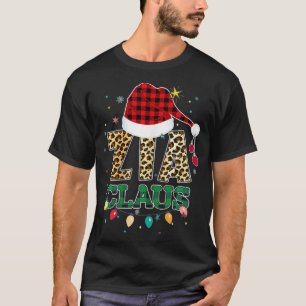 T-shirt Cute Zia Claus Santa Hat Tante Claus Fun Buffalo L