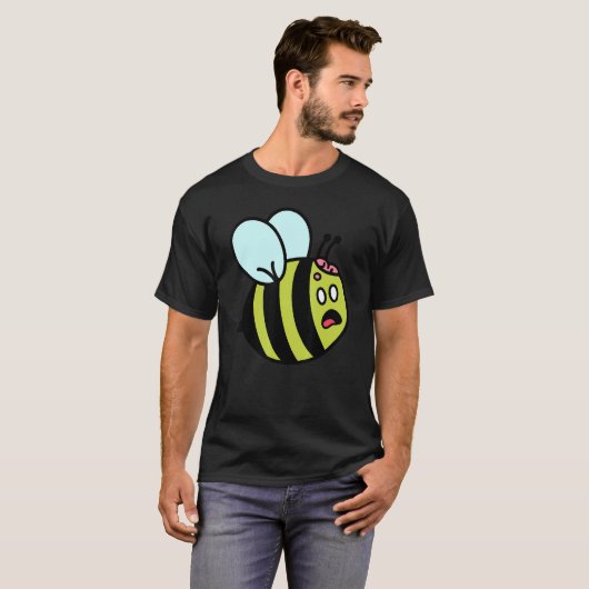 T-shirt Cute Zombie Bee Zombee Halloween Sarcasti graphiqu (Devant entier)