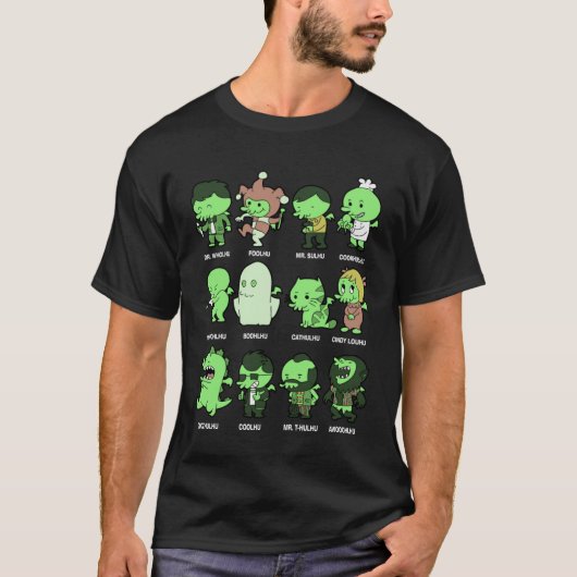 T-shirt Cutes Cthulhus Mythos Cosplay Artwork (Devant)