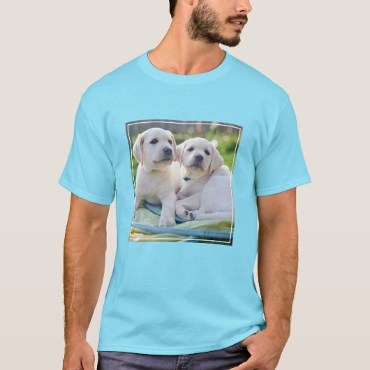 T-shirt Cutest Baby Animals | Yellow Labrador Retrievers (Devant)