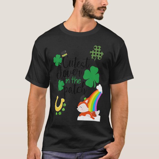 T-shirt Cutest C In The Patch St Paddy's Day Leprechaun Lu (Devant)