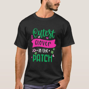 T-shirt Cutest Clover Dans Le Patch Shamrock St Patrick S 