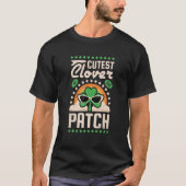 T-shirt Cutest Clover Dans Le Patch St Patrick Jour S (Devant)