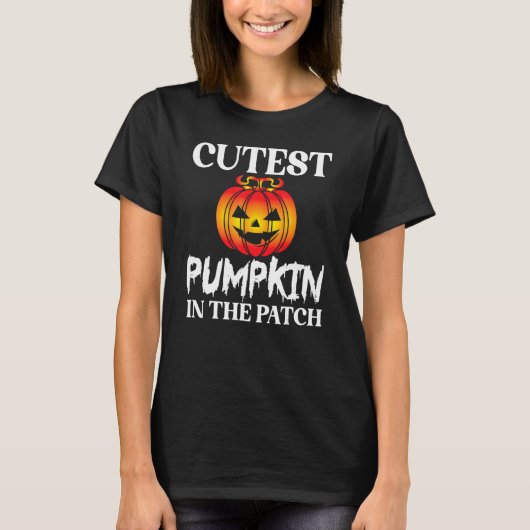 T-shirt Cutest Pumkin (Devant)