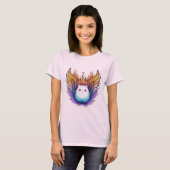 T-shirt Cutie à ailes éthérées (Devant entier)