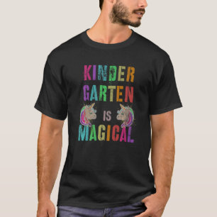 T-shirt Cutie Kindergarten Is Magical Kinder I'm Unicorn T