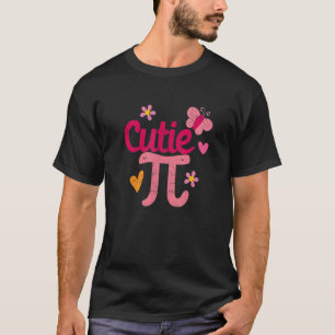 T-shirt Cutie Pi Day mignon Geek Nerd jolie papillon mathé