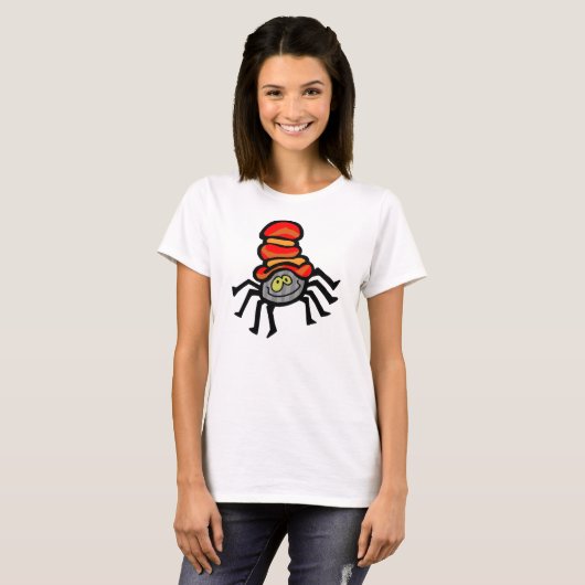 T-shirt Cutie Spider (Devant entier)