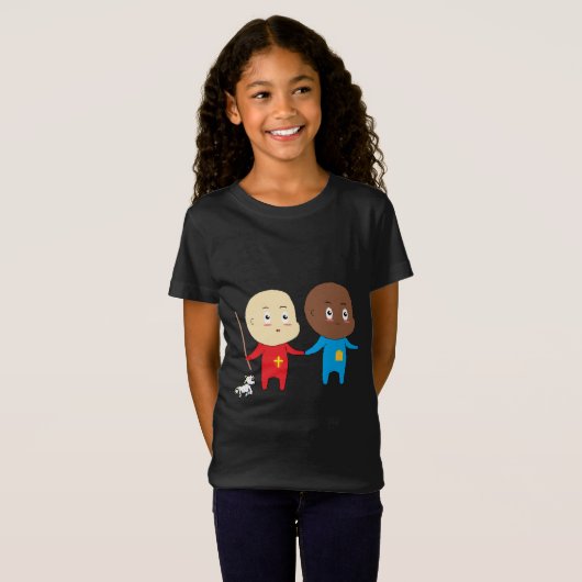 T-Shirt Cutieful Kids Art Design Funny Baby St. Nicholas (Devant entier)