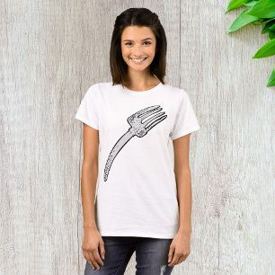 T-shirt Cutlerie Rustique Vintage Fork Retro
