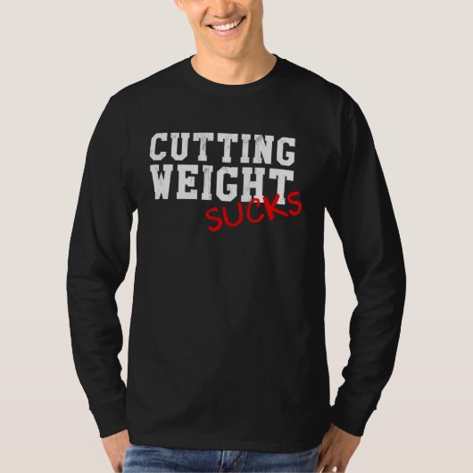 T-shirt Cutting Weight Suction Wrestling High School Colle (Devant)