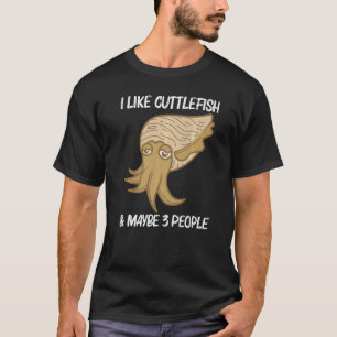 T-shirt Cuttlefish Pour Hommes Femmes Mer Créature Animal