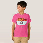 T-shirt Cuvette heureuse de Kimchi Kimchee - conceptions (Devant entier)