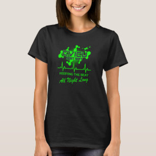 T-shirt CVICU Night Shift Infirmière Médecin Garder Le Bea