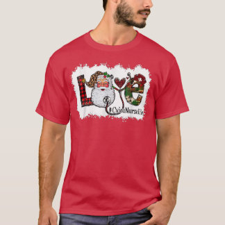 T-shirt Cvicu Nurse Love Cvicu Nurse Christmas Bonjour 202