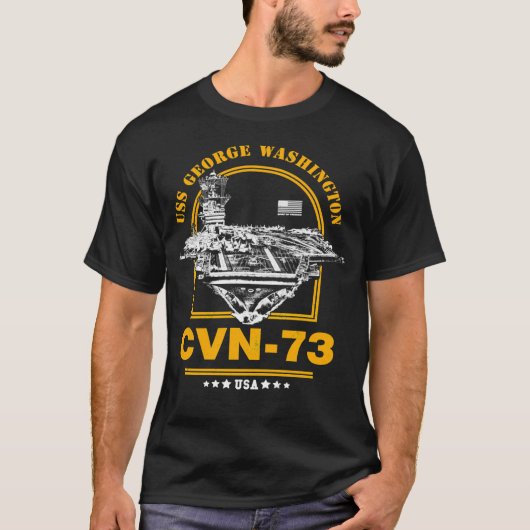 T-shirt CVN-73 USS George Washington (Devant)