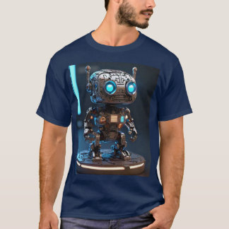 T-shirt Cyber Buddy - Le Futuriste Robot Companion