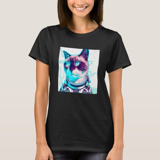 T-shirt Cyber chat (Devant)