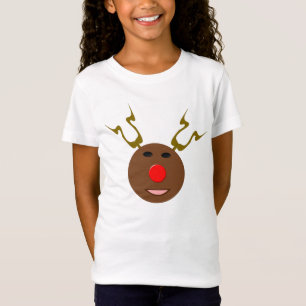 T-Shirt Cyber Christmas Reindeer Kids T Shirt