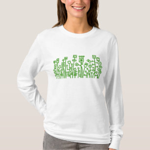 T-shirt Cyber Garden - Avocado Green