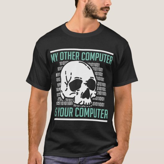 T-shirt Cyber Hacker Computer Security Expert Cybersecurit (Devant)
