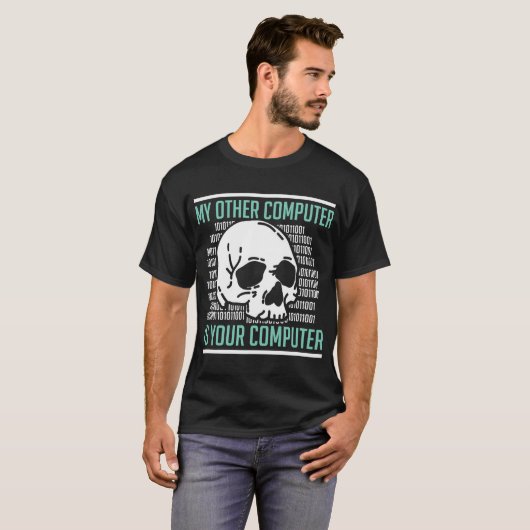 T-shirt Cyber Hacker Computer Security Expert Cybersecurit (Devant entier)