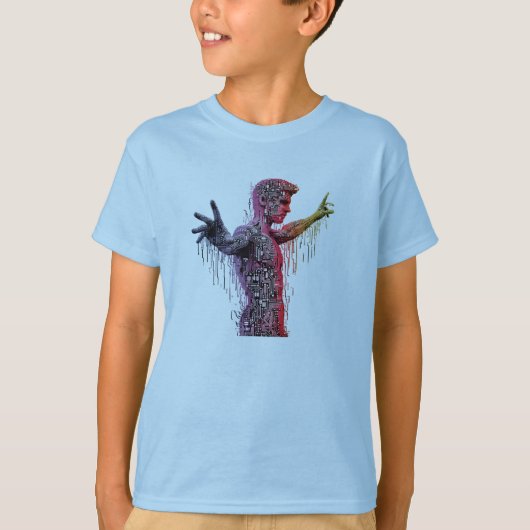 T-shirt Cyber-humain (Devant)