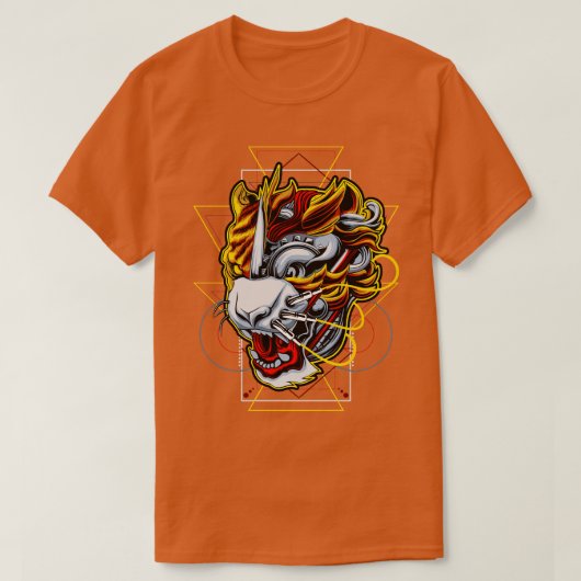 T-shirt Cyber Lion (Design devant)