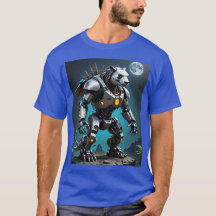 Cyber Mecha Panda guerrier Moon Tee