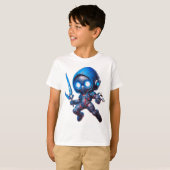 T-shirt Cyber Ninja (Devant entier)
