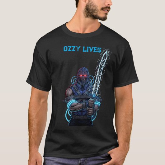 T-shirt Cyber-Ozzy : Pas de repos pour les méchants (Devant)