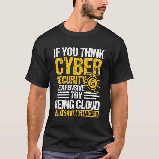 T-shirt Cyber-pirate De Sécurité Et Cyber-Professionnel De (Devant)