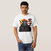 T-shirt "Cyber ​ ​ Samurai" (Devant entier)