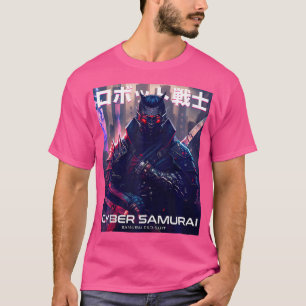 T-shirt Cyber Samurai Exo Suit Magazine Couverture Cyber P