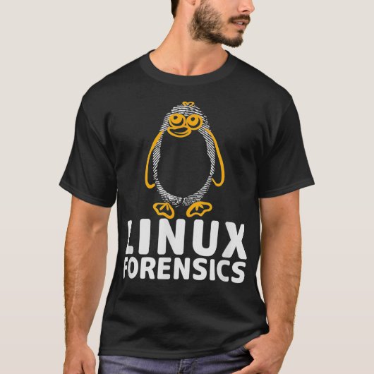 T-shirt Cyber sécurité Linu Forensics (Devant)