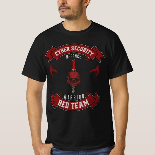 T-shirt Cyber Sécurité Red Team Warrier (Devant)