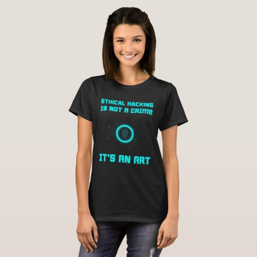 T-shirt Cyber Security Expert I computer engineer for ethi (Devant entier)