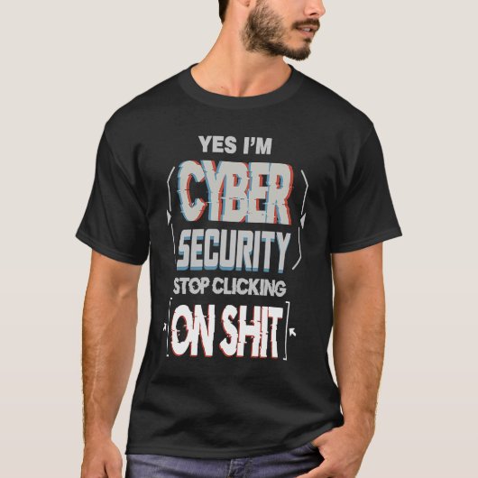T-shirt Cyber Security Expert I ingénieur informatique pou (Devant)