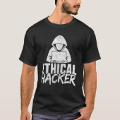 T-shirt Cyber Security For Men Geek White Hat Ethical Hac (Devant)