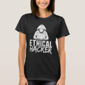 T-shirt Cyber Security For Men Geek White Hat Ethical Hac (Devant)