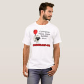 T-shirt Cyberespace. Endroits. Utilisateurs. SM… (Devant entier)