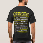 T-shirt Cybernation (Dos)