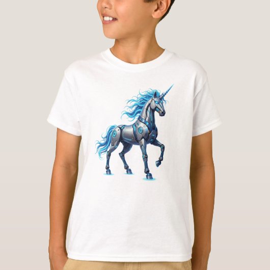 T-shirt Cybernetic Unicorn (Devant)